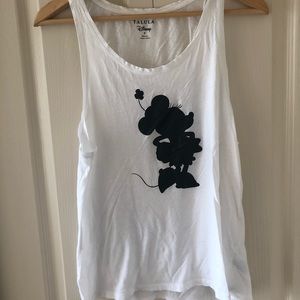 Aritzia Talula Disney White Tank Top